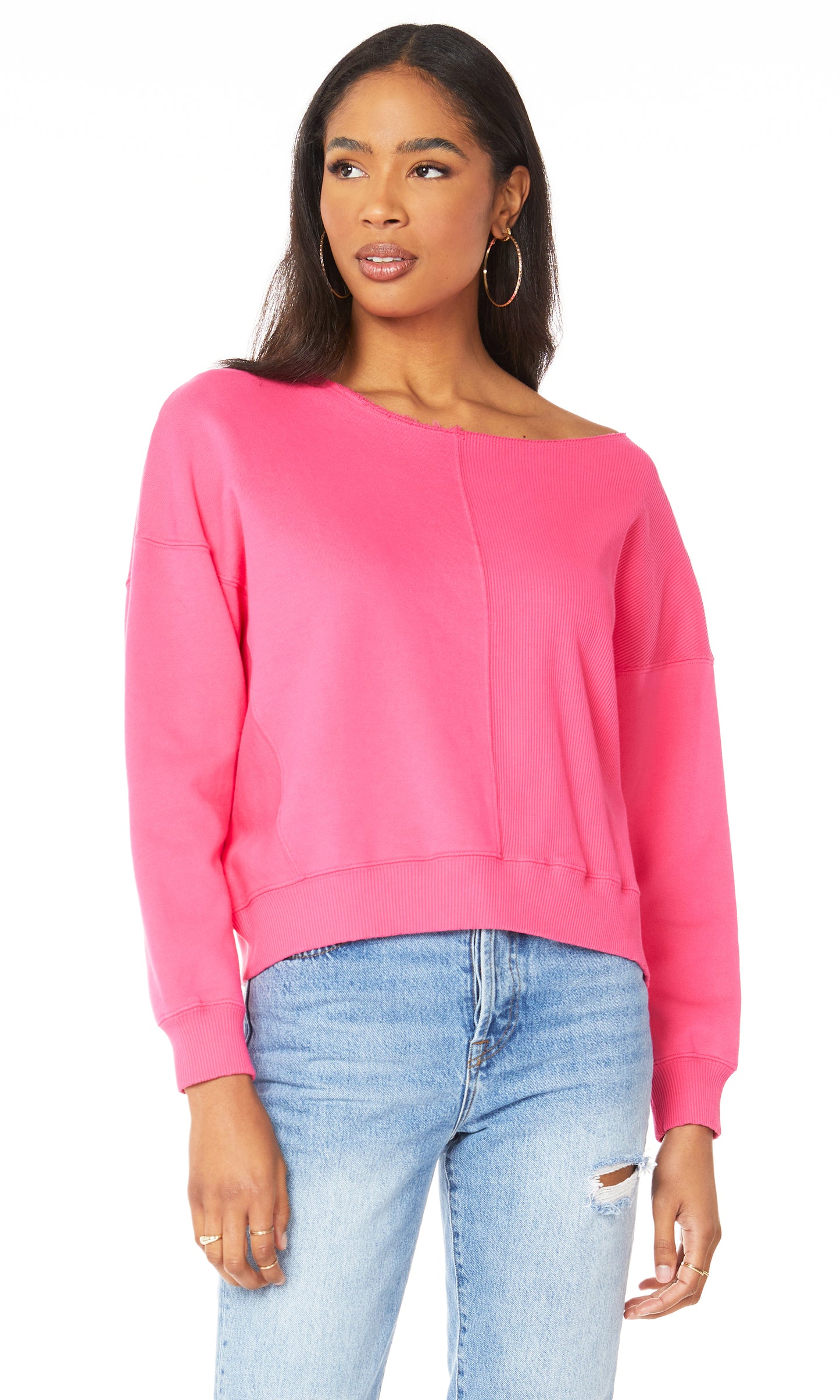 bobi boatneck sweatshirt