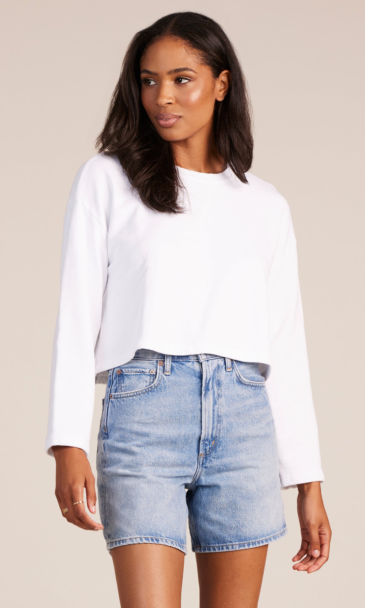 bobi crewneck boxy sweatshirt