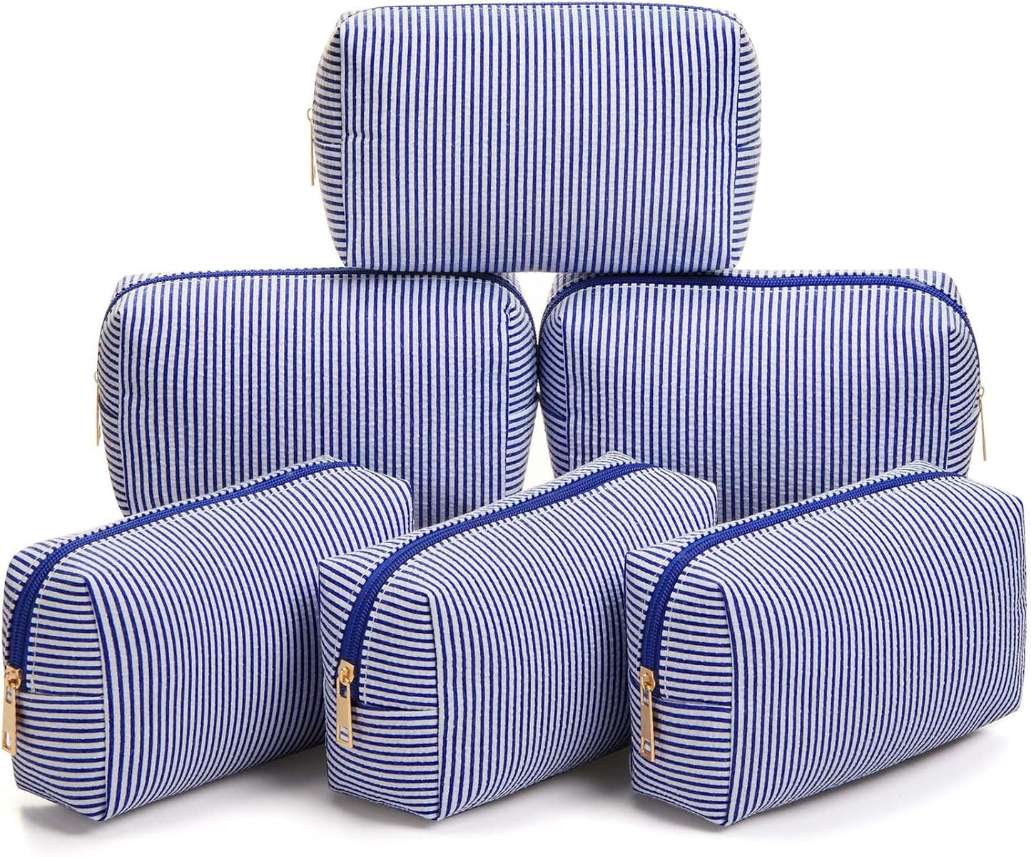 Seersucker Cosmetic Bag