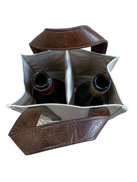 MB Greene Double Bottle Bag