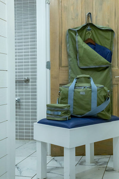 MB Greene Oyster Garment Bag