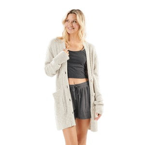FP Plush Button-Up Cardi
