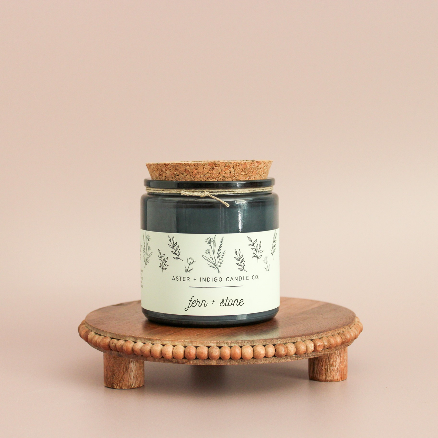Fern + Stone Candle
