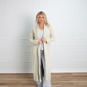 Faceplant Dreams Plush Cardi Long