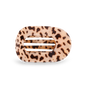 Round Flat Hair Clip | Medium | Blonde Tortoise