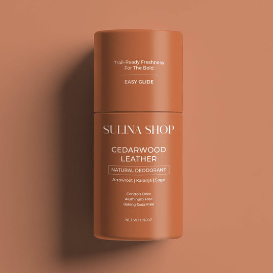 Cedarwood Leather Natural Deodorant