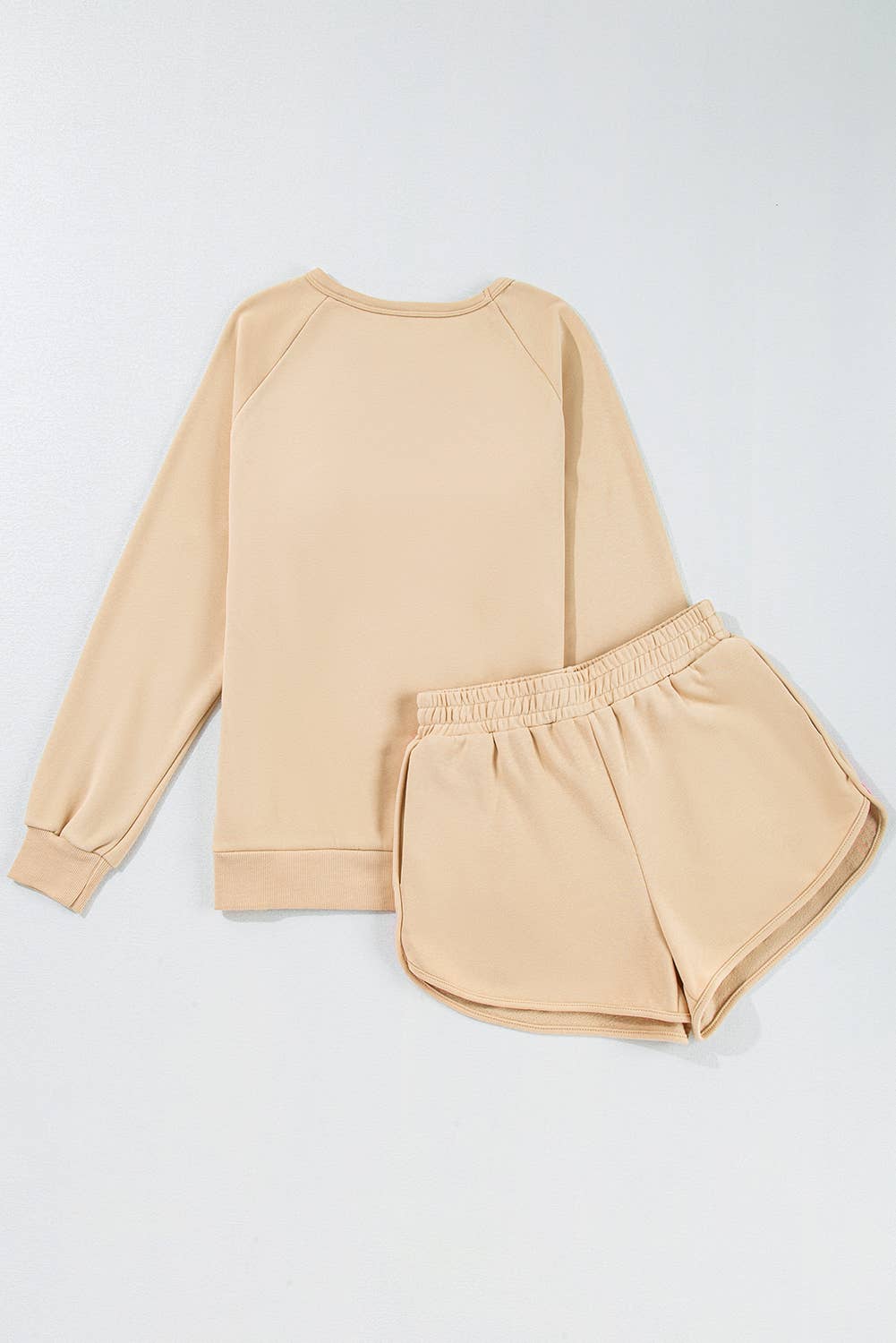 Kenzie | Stripe Pullover and Shorts Two Piece Casual Set