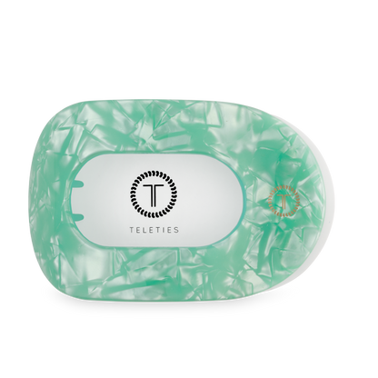 Flat Round Hair Clip | Large | Spring Splash