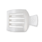 Square Flat Hair Clip | Medium | Coconut White