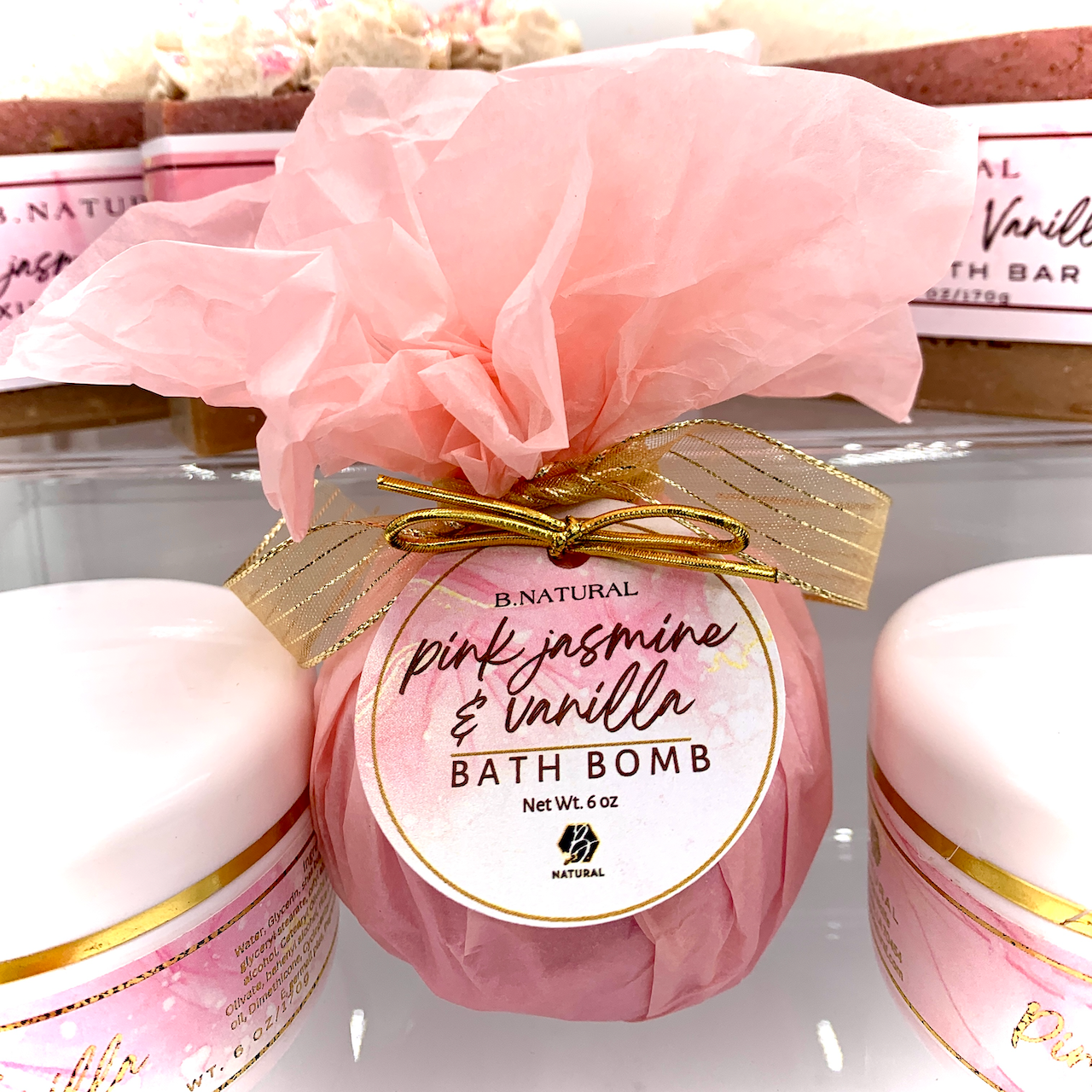 Bath Bomb| Pink Jasmine & Vanilla