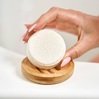 Bamboo Soap Lift | Circle Shower Steamer Holder
