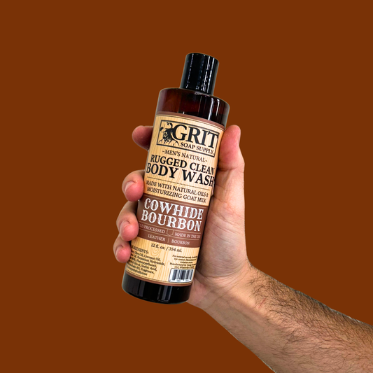 Cowhide Bourbon Goat Milk Body Wash| Natural Men's Body Wash