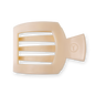 Square Flat Hair Clip | Large | Almond Beige