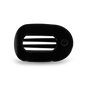 Round Flat Hair Clip | Med. | Jet Black