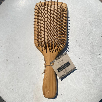 Bamboo Square Paddle Hairbrush