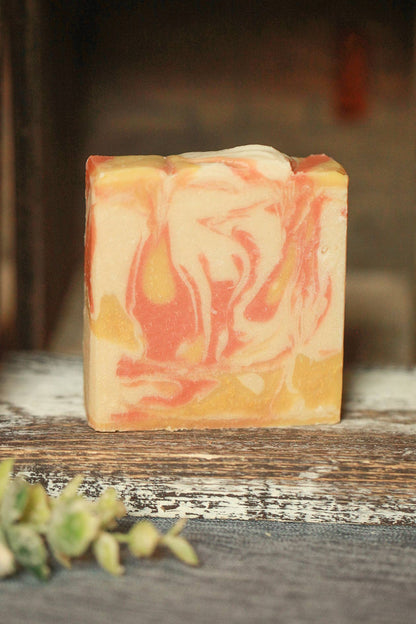 Pineapple Mango Coconut Milk Cold Process Bar Soap, 4.5 oz.