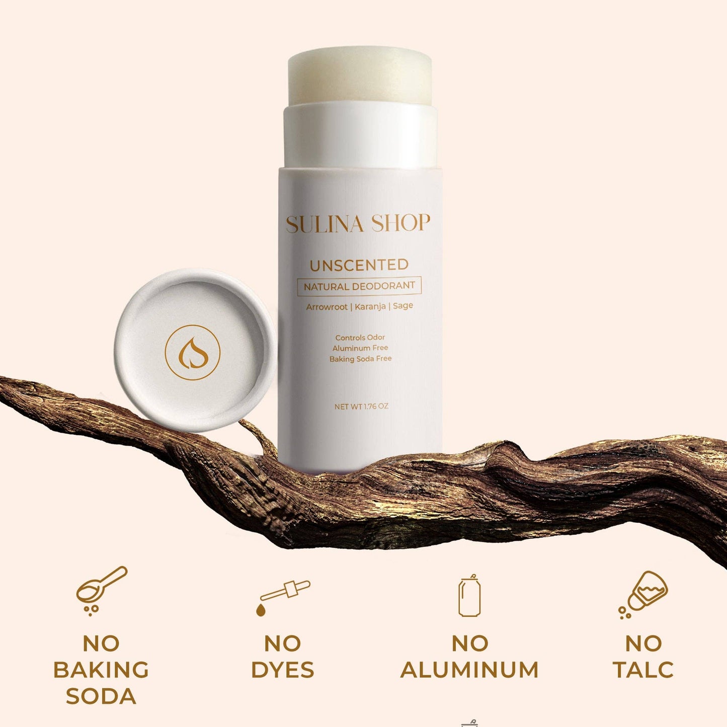 Unscented Natural Deodorant