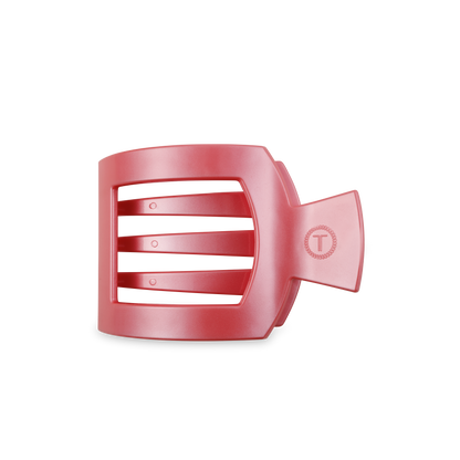 Square Flat Hair Clip | Medium | Calming Coral
