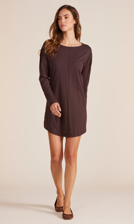 bobi L/S SEAMED DRESS