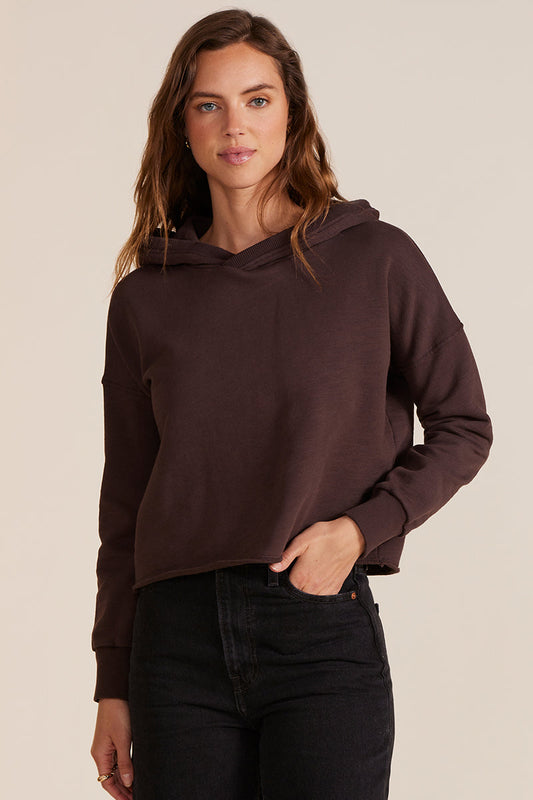 bobi HI LOW CROPPED HOODIE