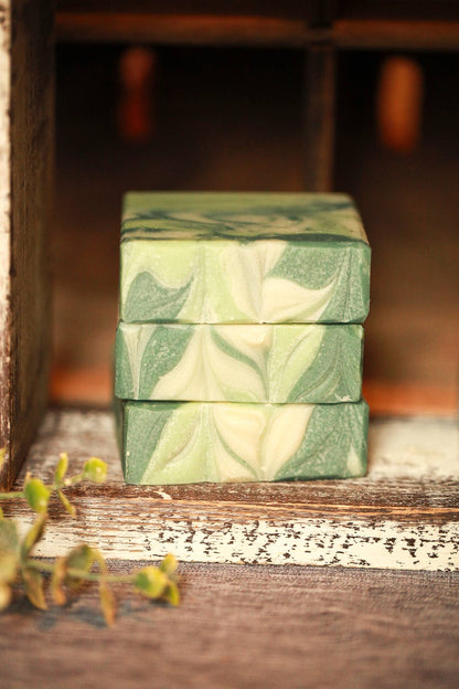 Eucalyptus & Spearmint Artisan Bar Soap, Luxury Shea Butter