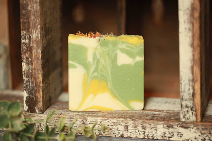 Honeysuckle Cold Process Bar Soap, 4.5 oz.