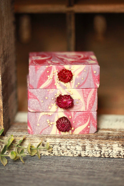 Black Raspberry Vanilla Cold Process Bar Soap, 4.5 oz.