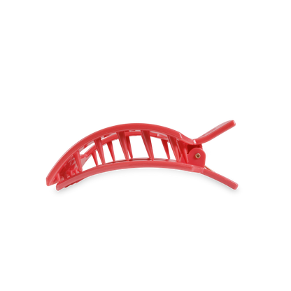 Square Flat Hair Clip | Medium | Calming Coral