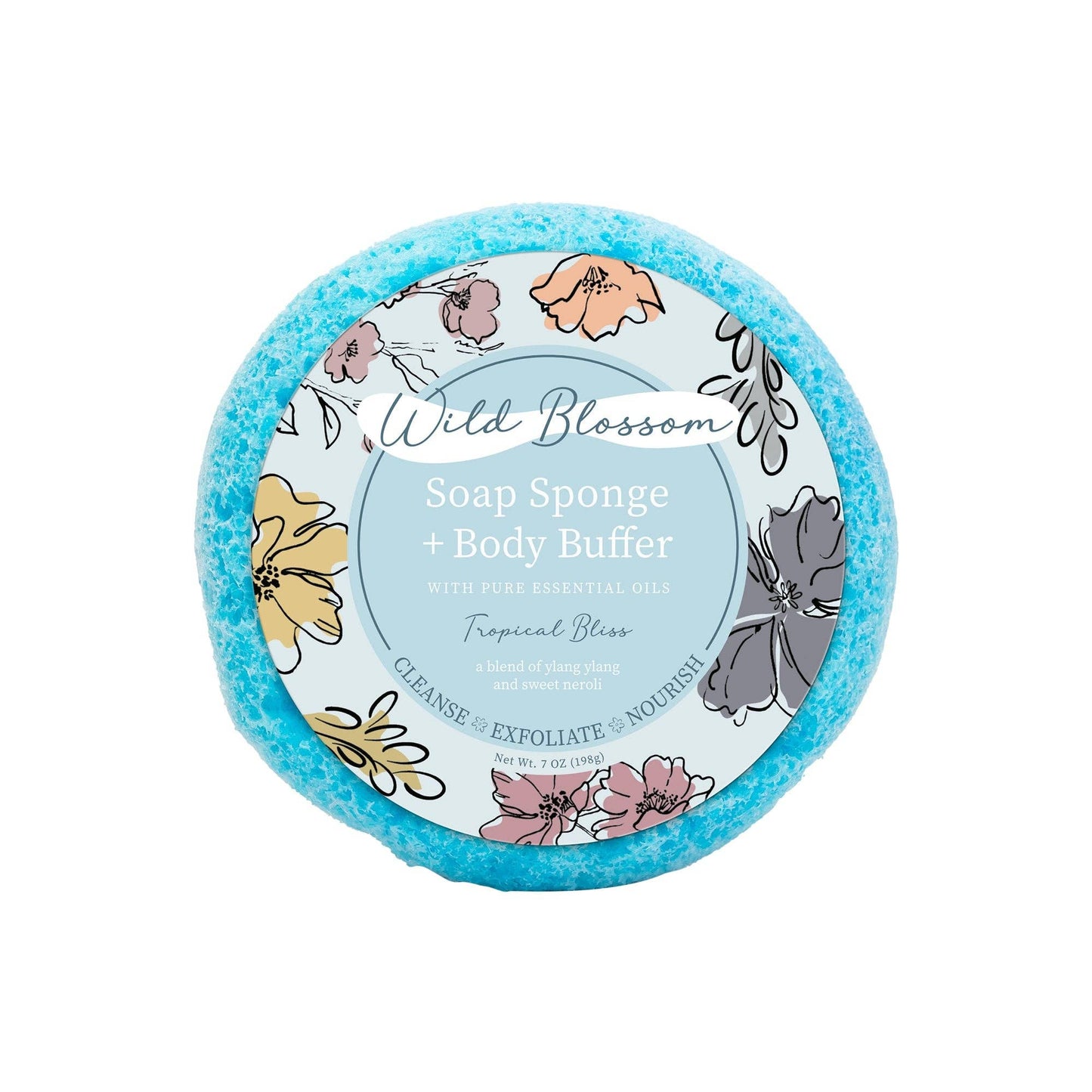 Wild Blossom Soap Infused Body Buffer-Tropical Bliss
