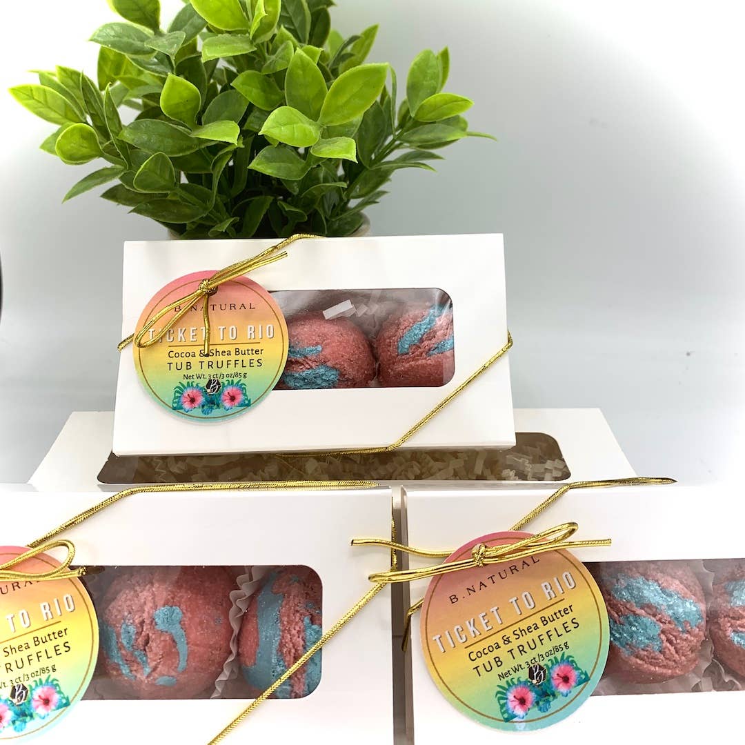 Ticket To Rio (40 type) Tub Truffles|3 CT Gift Box