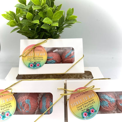 Ticket To Rio (40 type) Tub Truffles|3 CT Gift Box