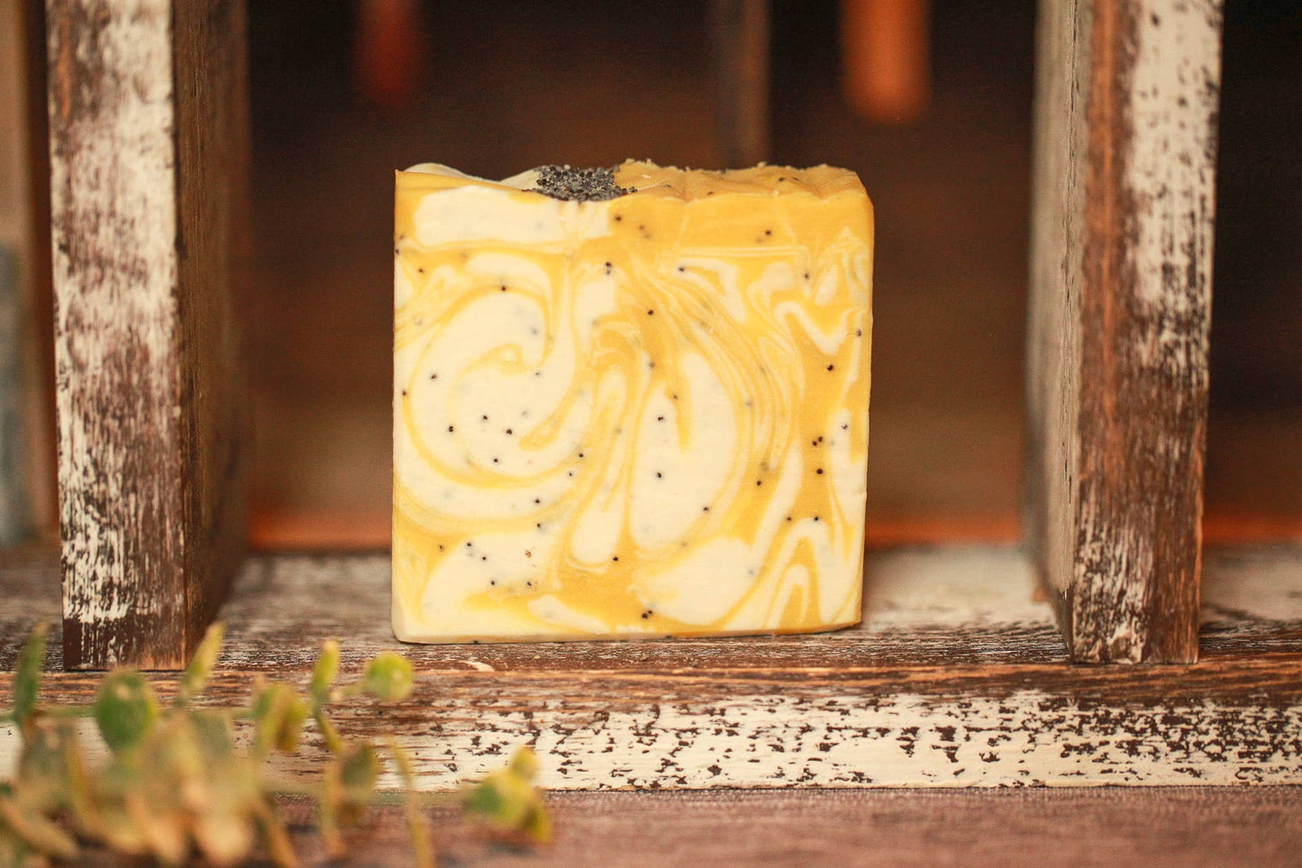 Lemon Poppyseed Artisan Bar Soap, 4.5 oz.
