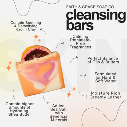 Coffeehouse Cold Process Exfoliating Bar Soap,  4.5 oz.