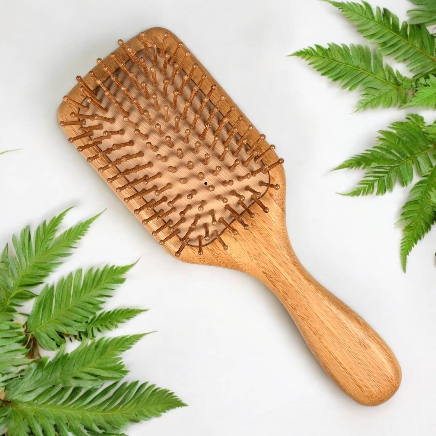Bamboo Square Paddle Hairbrush