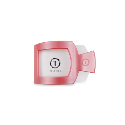 Square Flat Hair Clip | Small | Calming Coral