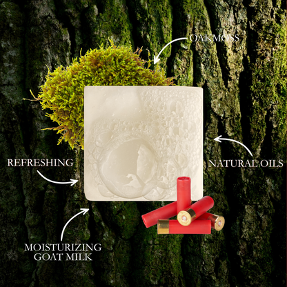Buckshot Goat Milk Bar Soap | Natural Handmade Soap for Men