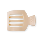 Square Flat Hair Clip | Medium | Almond Beige