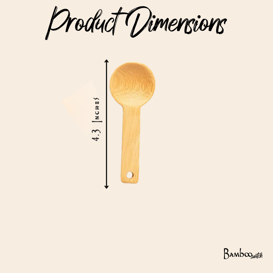 Bamboo Spoon | Circle Scoop