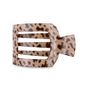 Square Flat Hair Clip | Large | Blonde Tortoise