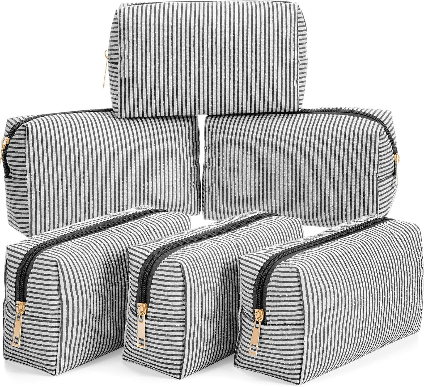 Seersucker Cosmetic Bag