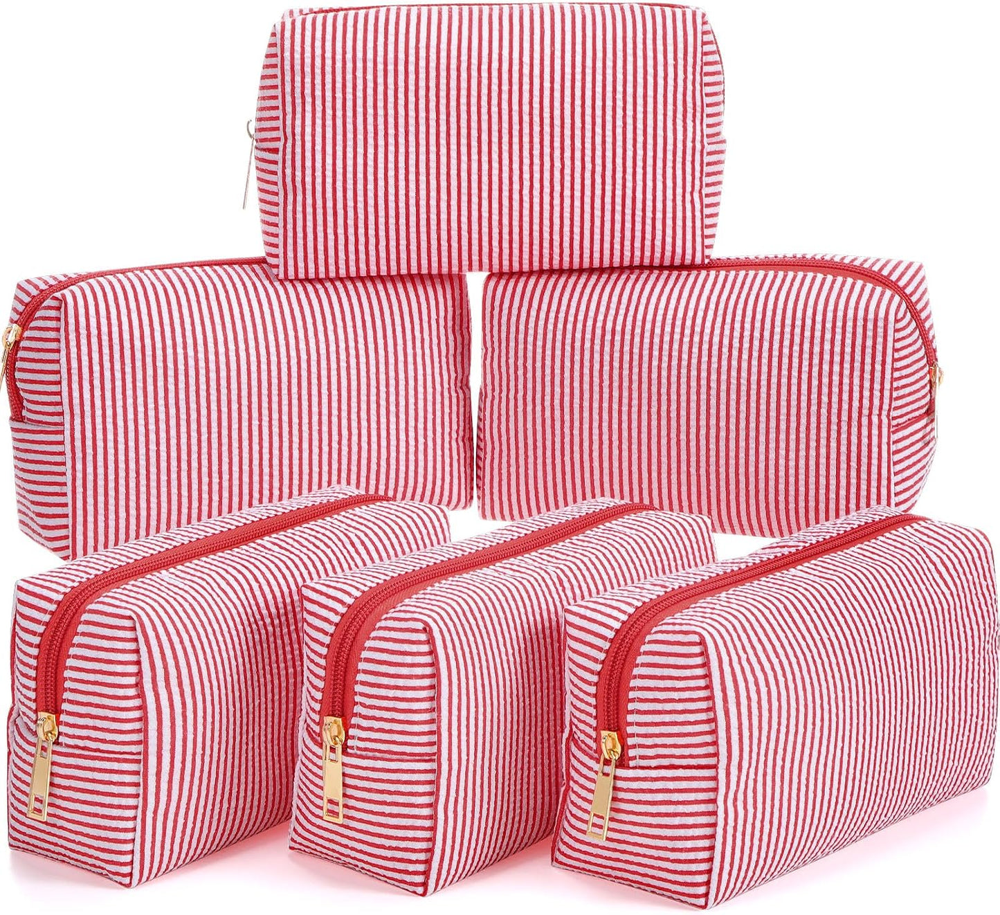 Seersucker Cosmetic Bag