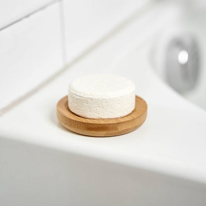 Bamboo Soap Lift | Circle Shower Steamer Holder