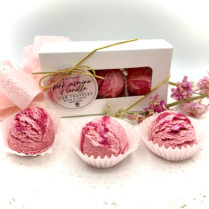 Pink Jasmine & Vanilla| Tub Truffles -3CT Gift Box