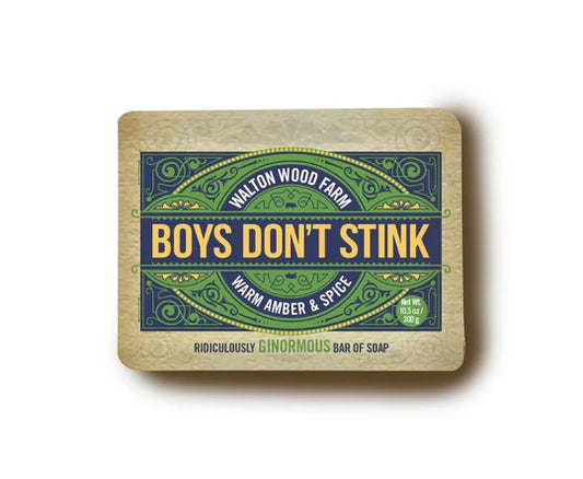 Boys Don't Stink-bar soap - Walton Wood