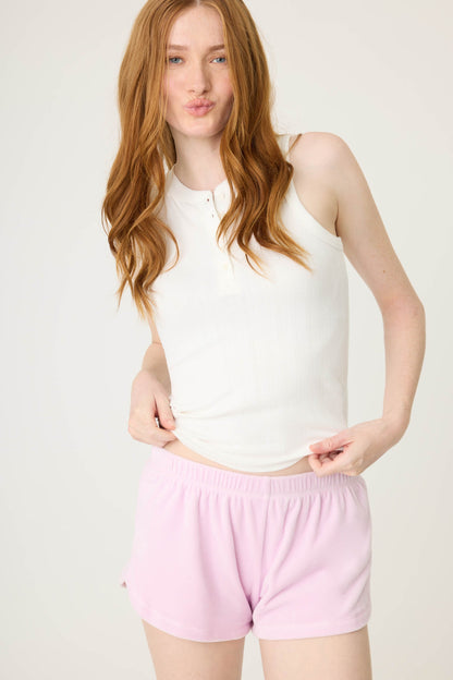 PJ Salvage Spread Love Velour Shorts