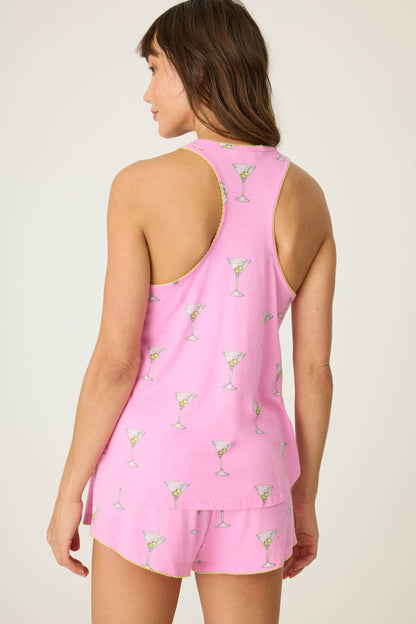 PJ Salvage Playful Prints Drinks Tank Top