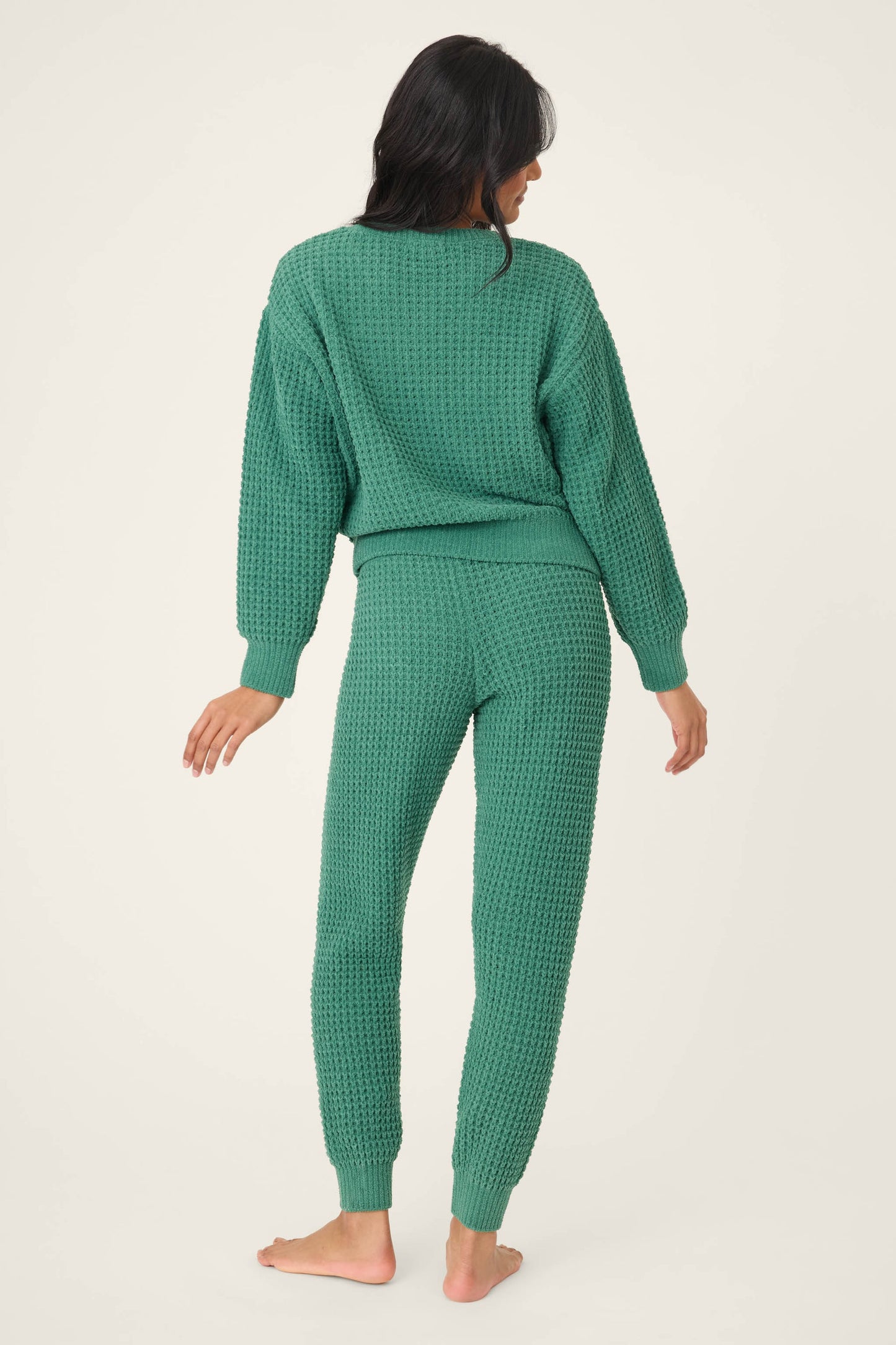 PJ Salvage Chenille Waffle Forest Lounge Set