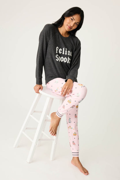 PJ Salvage Feline Spooky Sweatshirt