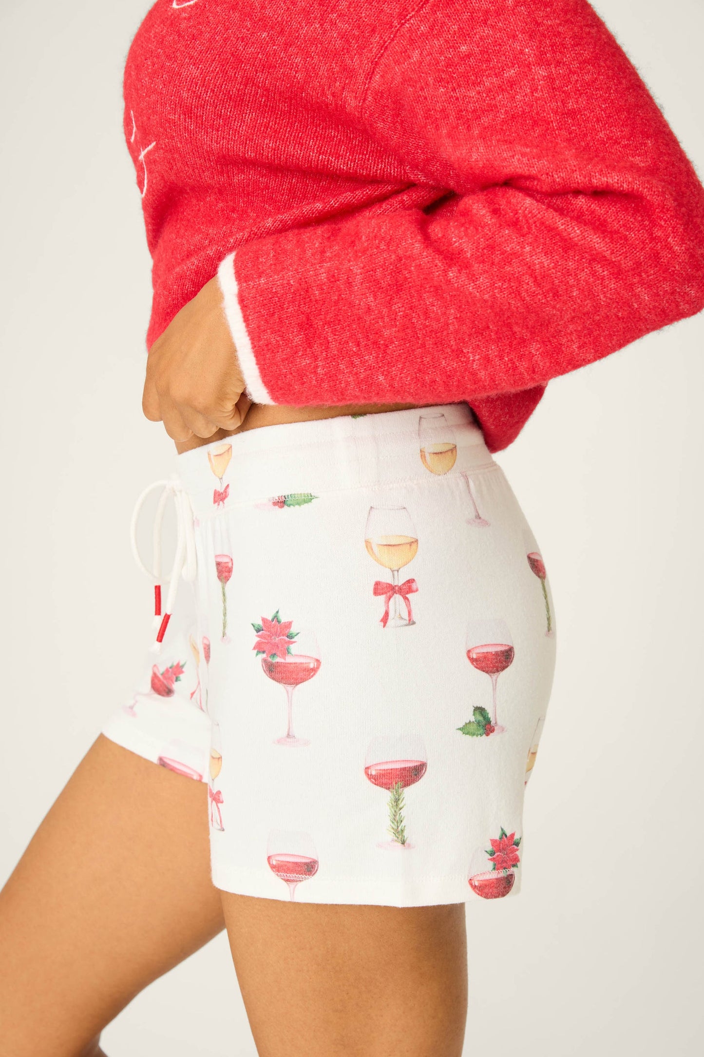 PJ Salvage Holiday Wine Shorts