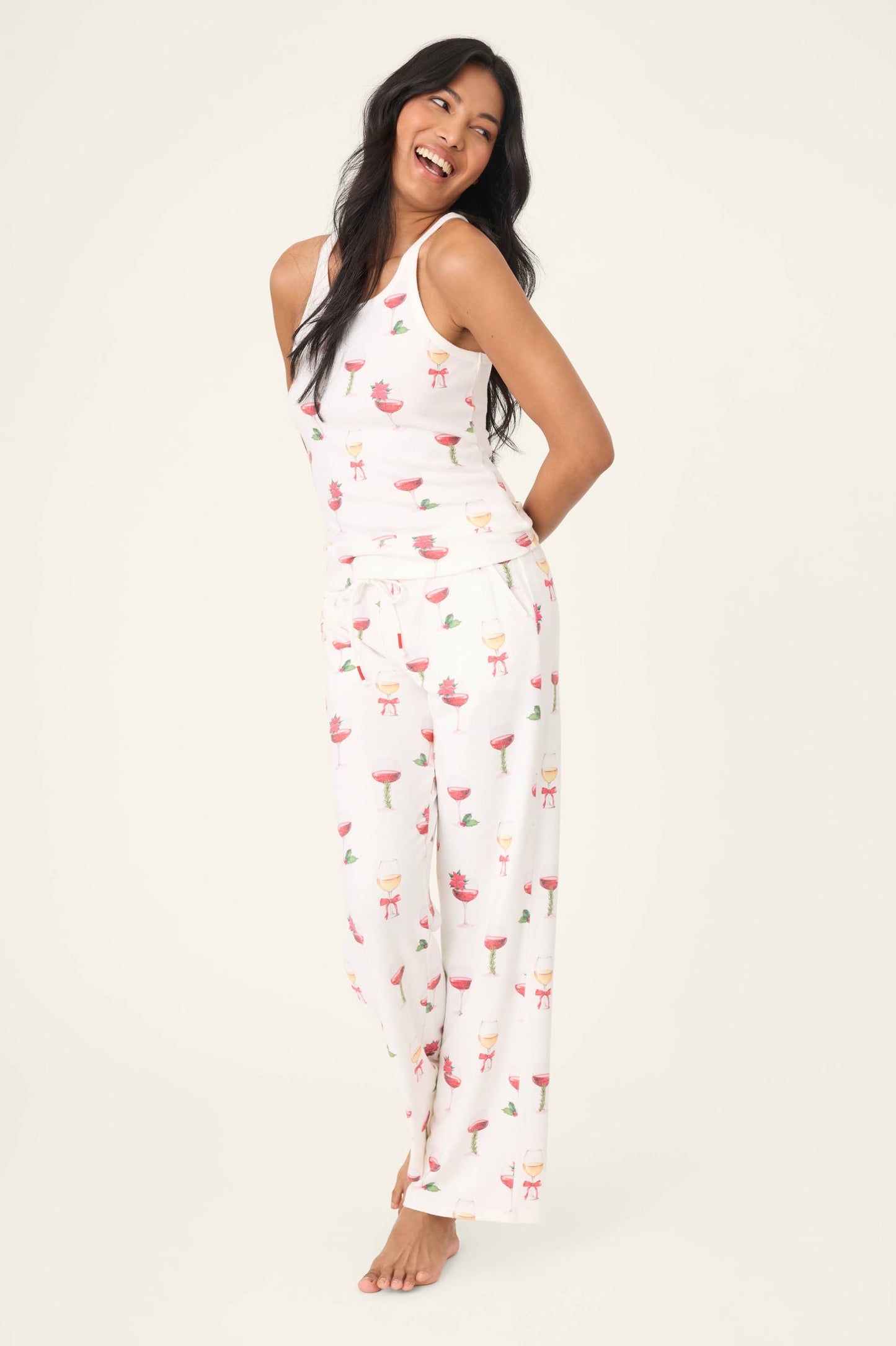 PJ Salvage Holiday Wine Tank Top